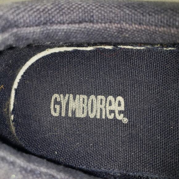 GUC boys toddler Gymboree canvas shoes sneakers size 8 w/ rocket ships space - Picture 6 of 7